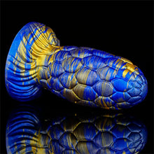 Load image into Gallery viewer, Wide Large Monster Dildo Huge Anal Dildo Toy, 6.18&quot; Thick Realistic Dildo Silicone Butt Plug for Women, Colorful Smooth Dildo Adult Sex Toys Couples (Blue Gold)
