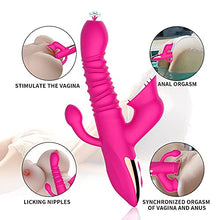 Load image into Gallery viewer, Oral Licking Clitoris Stimulate Masturbate Vibrator Sex Toys Telescopic Tongue Dildo Vagina Vibrator Massager for Women ZD0330
