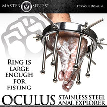 Load image into Gallery viewer, MASTER SERIES Oculus Stainless Steel Anal Explorer for Men, Women, &amp; Couples. Nickle Free Stainless Steel Round Tips for Easy Insertion Anal Explorer, 1 Piece, Silver.
