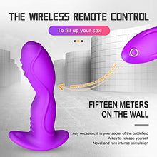 Load image into Gallery viewer, Clitoral G-Spot Wearable Rabbit Vibrator Remote Quiet Panty Wiggling Waterproof Dildos for Women Massagers Massager Rechargeable Scales Triple Action Lifelike Stimulator Vaginal
