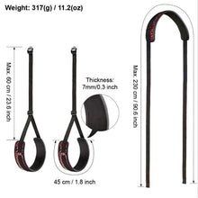 Load image into Gallery viewer, Bondage Leg Restraint Thigh Sling with Adjustable Straps Couples Toy Red Bondage Rope Kit Restraint with Cuffs and Collar20221205
