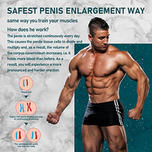 Load image into Gallery viewer, Penis Extender Male Size Extender Endurance Training Extender Male Massage Kit Endurance Training Extender Penis Enlargement Tool Penis Extender (A) (B)
