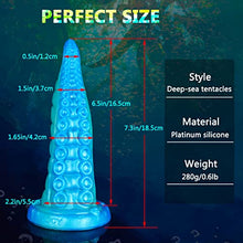 Load image into Gallery viewer, Suction Soft Silicone Made Tentacle Dildo Anal Plug Multi Color Colorful Octopus Fantasy (S)
