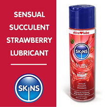 Load image into Gallery viewer, Skins Strawberry Flavored Lube Gel - Flavored Adult Lube for Oral
