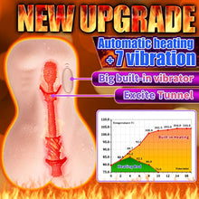 Load image into Gallery viewer, Automatic Male Masturbator Adult Toys 106? Heating Function Realistic Textured Pocket Vagina Pussy 1.9LB Weight Man Sex Toys with 7 Vibration Modes Adult Sex Toys &amp; Games Skin Color
