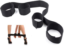 Load image into Gallery viewer, eleganzarella Professional Hands Feet Connection Bar Restraints for Sex Sexy Swing Handcuffs Strap Kit Leather Bondage Handcuffs Leg Straps Couples Pleasure

