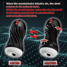 Load image into Gallery viewer, Automatic Sucking Male Masturbator Cup for Beginners, Pocket Pussy with 7 Vibrating Modes &amp; 5 Suctions Penis Stimulation, Electric Blowjob Stroker Realistic Textured Sleeve Adult Oral Sex Toy for Men
