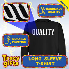 Load image into Gallery viewer, Tracy Gifts But Can The Broom Sweep by Itself? - Men&#39;s Adult Long Sleeve T-Shirt, Black, X-Large
