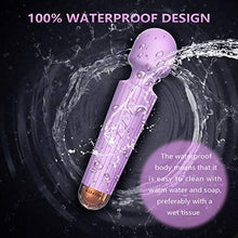 Load image into Gallery viewer, SIKXTOA Mini Vibrator, 8 Speeds 20 Patterns, G Spot Massage Wand, Clitoral Stimulator, Dildo, Sex Toys- Rechargeable Handheld Powerful Silent Waterproof, Female Adult Toys (Lavender)
