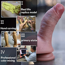 Load image into Gallery viewer, 5.91 Inch Huge Realistic Dildo, Thick Dildos with Suction Cup for Hands-Free Play, Soft and Skin-Friendly for G-spot and Anal Play, Adult Sex Toys for Men and Women
