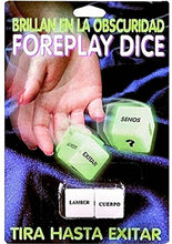 Load image into Gallery viewer, Glow in The Dark Foreplay Dice Spanish Version-(Package of 4)
