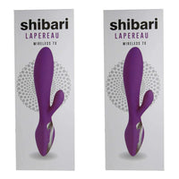 SHIBARI Lapereau Wireless Rabbit Vibrator, 7X, Purple (Pack of 2)