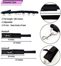 Load image into Gallery viewer, Bed Restraints Sex Adult Bondaged for Adult Couple King Bed Set Sex Restraining Legs and Arms Tied Up Sex Ropes and Restraints Play SM Toys Hand and Ankle 4 Cuff Sexy Restraints Set Women&#39;s Hoodies
