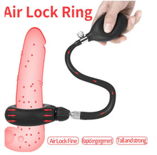 Load image into Gallery viewer, [Waller PAA] Male Inflatable Penis Cock Ring Pump Sleeve Extender Girth Enhancer Men Sex Toy, 1 Count
