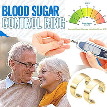 Load image into Gallery viewer, Healthgo Blood Pressure Regulator Ring,Healthgo Blood Sugar Control Ring,Adjustable Blood Pressure Regulator Ring for Women Men (Silver and Rose Gold)
