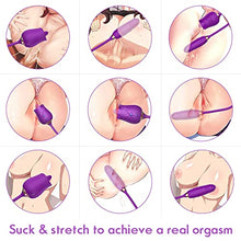 Load image into Gallery viewer, Rose Sex Toy Vibrator Sex Toys for Womans Handheld Waterproof Quiet Rechargeable Personal Massager for Women (Purple)
