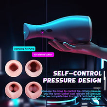 Load image into Gallery viewer, Male Masturbator Pocket Pussy - 7 Vibration Modes and Airbag Squeezing, Automatic Masturbation Vibrator with Realistic Vagina Blow Job Sex Toys for Male Hands Free Masturbators
