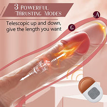 Load image into Gallery viewer, Thrusting Dildo Vibrator for Women, 9.2&quot; Vibrating Dildo for G Spot Anal Play with 3 Thrusting &amp; 5 Vibration, Realistic Thrusting Vibrator Sex Toy for Women with Remote &amp; USB Rechargeable
