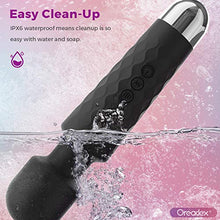 Load image into Gallery viewer, Rechargeable Vibrator, 20 Patterns &amp; 5 Speeds,G-Spot Wand Vibrator, Clit Vibrators, Sex Toys, Quiet &amp; Powerful - Waterproof, Dildos, Adult Toys, Personal Wand Massager - Obsidian Black
