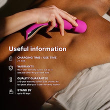 Load image into Gallery viewer, LELO Smart Wand 2 Medium Personal Wand Massager Tension Releasing Muscle and Body Massager, Waterproof &amp; Wireless Rechargeable Wand, Black
