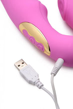 Load image into Gallery viewer, Sam&#39;s Secret Euphoria 15X U-Pulse Silicone Pulsating and Vibrating Strapless Strap-on with Remote - Pink/Masturbator-Sex-Toy
