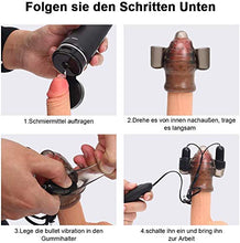 Load image into Gallery viewer, Male Masturbator - Male Sex Toys Vibrating Cock Ring with 20 Vibration Modes with Dual Motor Penis Trainer Male Glans Exerciser
