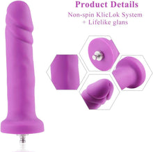 Load image into Gallery viewer, Hismith 6.7Vibrating Dildo with 3 Speeds + 4 Modes with KlicLok System - Silicone Anal Dildo for Advanced Users - 5.9&quot; Insert-able Length, Max Girth 4.7&quot;, Max Diameter 1.38&quot; - Beginner Series
