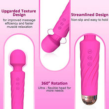 Load image into Gallery viewer, SIKXTOA Mini Vibrator, 8 Speeds 20 Patterns, G Spot Cordless Wand Massager, Clitoral Stimulator, Dildo, Sex Toys, Rechargeable Handheld Powerful Silent Waterproof Female Adult Toys (Wave Rose)
