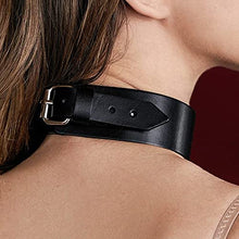 Load image into Gallery viewer, BOWEN Fashion PU Leather Collar Harness Fetish Choker Adjustable Neck Belt BDSM Bondage Harness Restraints Neck Harness Suspender (Color : LN 095)
