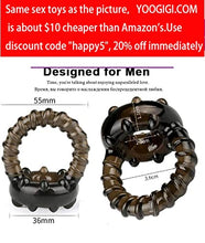 Load image into Gallery viewer, Silicone O-Ring - Cook Cock Rings for Men Erection Sex Rubber - Couples Sex - Cock Rings - Penis Ring - Soft Silicone Sex Toys for Couples - Penis Rings for Men&#39;s Sexual Wellness  Sunglasses G4-S
