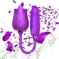 2023 New Roses Shape Clitoralis Sucker for Women Toy Sex Tongues