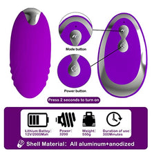 Load image into Gallery viewer, Bullet Vibrator, Bullet Vibrator for Women, Quiet Hygienic Waterproof Adult Egg Massager for Clitorals Stimulator, Adult Sex Toys, Waterproof Sex Toys for Couples - Adult Vibe Egg Massager, Purple
