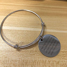 Load image into Gallery viewer, Never forget that I love you. Life is filled with hard times and good times. Learn from everything you can. Be the woman I know you can be.Bracelet for Her Christmas Birthday Gift
