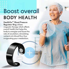 Load image into Gallery viewer, HealthGo Blood Pressure Regulator Ring, Adjustable Blood Glucose Control Ring, Blood Sugar Control Ring, Lymphatic Drainage Therapeutic Magnetic Rings for Women Men (4PCS-D)
