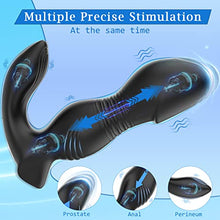 Load image into Gallery viewer, Adult Male Sex Toys for Men&#39;s Sex  Anal Sex Toys Prostate Massager Anal Plug, App Butt Plug, 9 Thrusting &amp; 9 Vibrating Dildo G Spot Clitoral Vibrator for Woman Couples Male Sex Toy Wearable Panties
