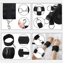 Load image into Gallery viewer, Bed Restraints for Adult Couple Bed Straps Ties up Wrist Tight Bondaged Restraints BDSM Set on Bed Adjustable Handcuff Ankle 4 Cuff Sexy Accessories for Women SM Toys Sex Playing Game
