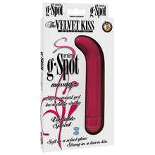 Load image into Gallery viewer, Velvet Kiss Collection Mini G-Spot Massager Multispeed Waterproof, Pink
