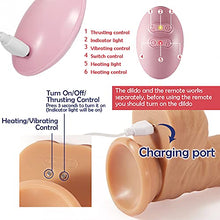 Load image into Gallery viewer, 8.6&quot; Thrusting Dildo Vibrator with 6 Thrust Modes and 10 Vibrate Modes for G-spot Stimulation Anal Pleasure, Suction Cup Dildo Fake Penis Automatic Sex Toy for Women and Men
