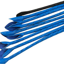 Load image into Gallery viewer, Cowhide Leather Heavy Duty Flogger CAT-O-Nine Soft Tassels Flogger Blue &amp; Black
