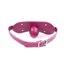 Load image into Gallery viewer, IXOUP Adult Games Leather Harness Belt Mouth Gag Ball Mask BDSM Head Bondage Restraints Slave Sex Toys for Couples (Color : F)
