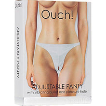 Load image into Gallery viewer, Ouch! Adjustable Panty Vibrator, White
