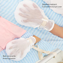 Load image into Gallery viewer, Medical Double Security Mitt Dementia Restraint Glove Fingers Separated Soft Breathable Hand Restraint Glove for Patients and Caregivers
