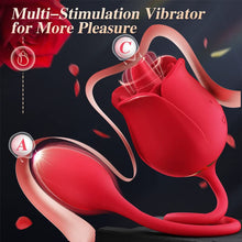 Load image into Gallery viewer, Rose Sex Toys Vibrator Dildo - Adult Toys with 9 Tongue Licking &amp; 9 Thrusting Vibrators, Women Sex Toy Dildos Rose Clitorial Stimulator G Spot Nipple Anal, Female Adult Sex Toys &amp; Games
