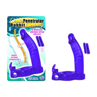 Nasstoys Double Penetrator Rabbit C Ring (Purple)