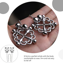 Load image into Gallery viewer, 1pair Adult with Breast Surgical Lovers Ring Jewelry Chains Adults Flirting Nipples Flower Sm Piercing Rings Circle Women Non and Fake Nipple Bell Clamps Clamp On Body
