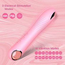 Load image into Gallery viewer, LEVETT G Spot Vibrator Adult Sex Toy Dildo Vibrator 3 Electric Pulse Stimulation 16 Vibration Modes for Clitoral Vaginal Stimulation &amp; Anal Massage - Pink
