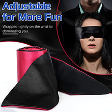 Load image into Gallery viewer, Bondage Set Black BDSM Handcuffs Collar with Blindfold, Efgove Adult Detachable Restraints Sex Toys Hand Cuffs for Couples
