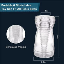 Load image into Gallery viewer, Male Masturbator Cup Sex Toys for Men, LUGAGA Blowjob Stroker Sleeve Stimulator for Man Masturbation, Portable Pocket Pussy for Penis Stimulation
