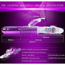 Load image into Gallery viewer, G Spot Clitoral Butterfly Telescopic Sucking Vibrator Toy Rose for Women stimulating Adult Sex Training Handheld Massager Rabbit Gift Rotating Couples Fun Bullet Toys
