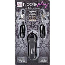 Load image into Gallery viewer, California Exotic Novelties Nipple Play Vibrating Nipple Clamps, 3 Pound
